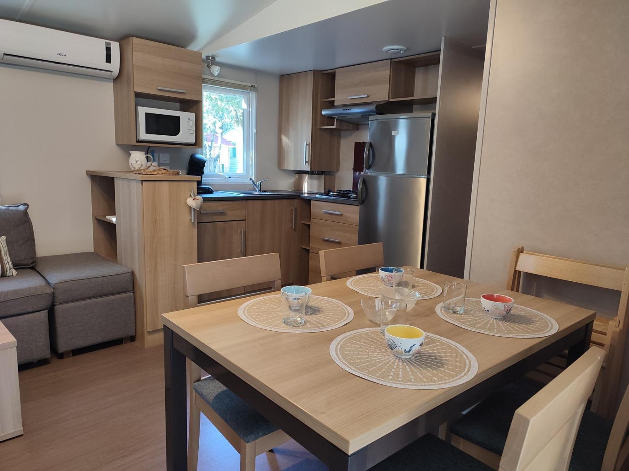 Mobil-Home Climatise 6 Pers En Ardeche Orgnac-l'Aven Bagian luar foto